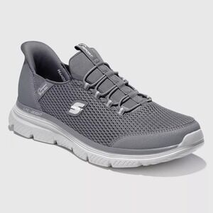 Men's Sneakers Skechers Moralis Step In Gray 7 New With Tags
